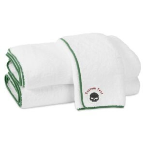 Halloween Embroidery Pattern With Skull Monogram