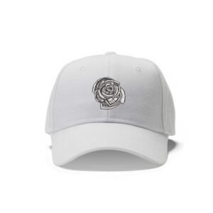 Vintage Rose Flower Machine Embroidery Pattern