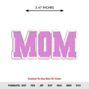 Mother's Day Machine Embroidery Pattern