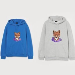 Purple Fox Machine Embroidery Design