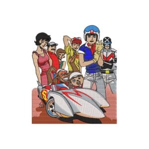 Speed Racer Machine Embroidery Pattern