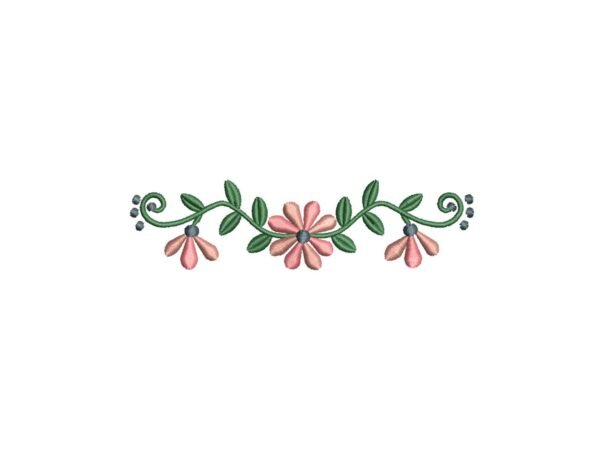 Flower Design Machine Embroidery Pattern
