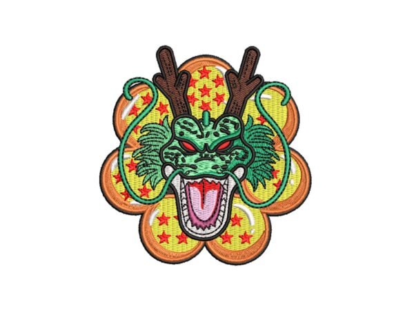 Shenron Dragon Embroidery Pattern