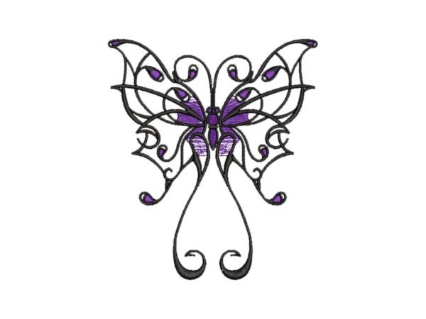 Pattern For Butterfly Machine Embroidery