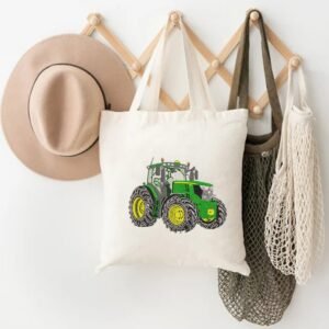 Green Tractor Machine Embroidery Design