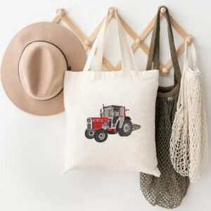 Red Farm Tractor Embroidery Pattern Machine embroidery design.