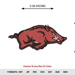 Angry Pig Machine Embroidery Pattern