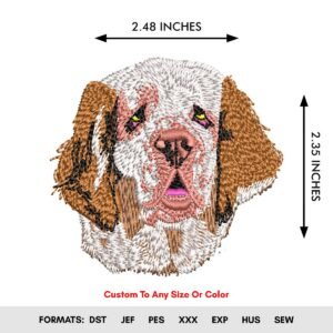 Scarlet BJ Dog Animal Machine Embroidery Pattern
