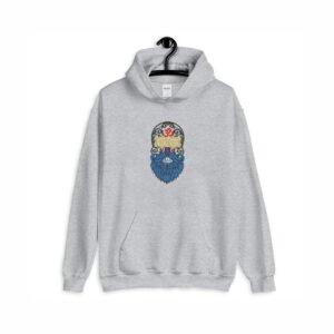 Bearded Skull Machine Embroidery Design - Mexican Skull