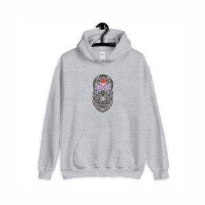 Mexican Machine Embroidery Design With Male Skull