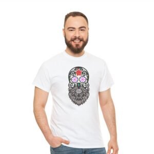 Mexican Machine Embroidery Design With Male Skull