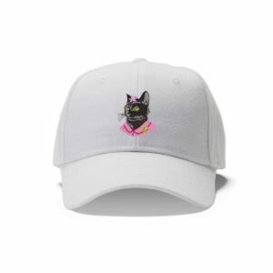 Animal Machine Embroidery Pattern Black Cat