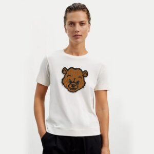 Mini Bear Face Embroidery Pattern