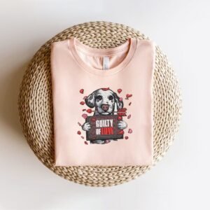 Valentine's Day Embroidery Pattern For Dog Lovers