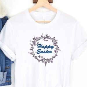 Easter Monogram Floral Machine Embroidery Pattern