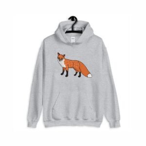 Cute Fox Machine Embroidery Pattern Animal Design