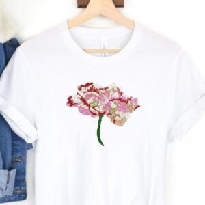 Carnation Machine Embroidery Pattern Flower Design