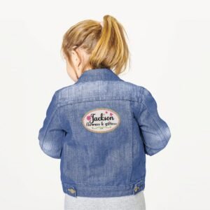 Flower Badge Machine Embroidery Pattern