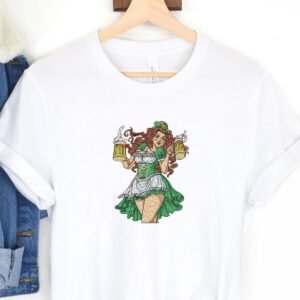 St Patrick's Day Beer Lady Embroidery Pattern
