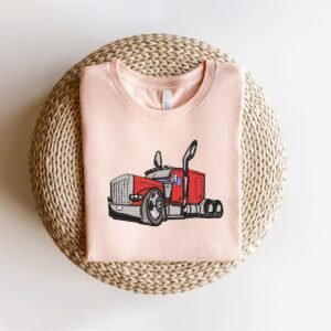Peterbilt Cab Machine Embroidery Pattern