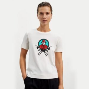 Capones Gun Embroidery Pattern Crossed Rifles