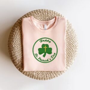 St Patrick Clover Leaf Machine Embroidery Pattern, 3 Sizes