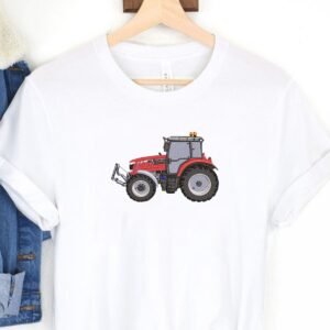 Farming Tractor Machine Embroidery Pattern