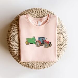 Farming Tractor Truck Machine Embroidery Design