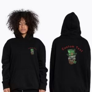 Shamrock Skull Embroidery Pattern For St Patrick's Day