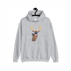 Deer Antler Machine Embroidery Design | Wild Animal Embroidery Pattern