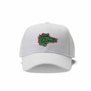 Alligator Machine Embroidery Pattern, Crocodile Embroidery Design