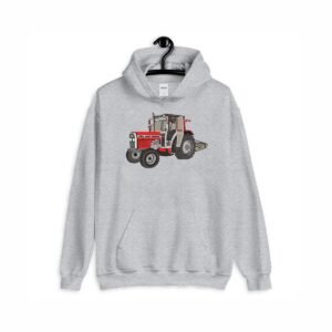 Red Farm Tractor Embroidery Pattern Machine embroidery design.