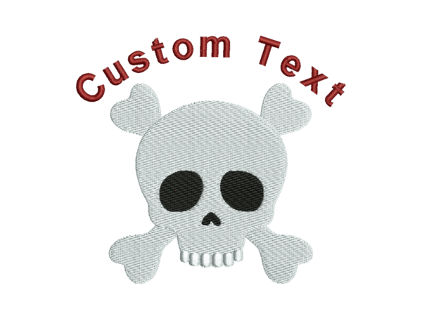 Skull And Crossbones Designs for Embroidery Machines