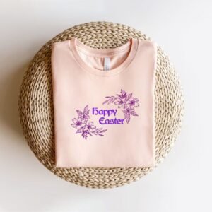 Easter Floral Monogram Machine Embroidery Pattern