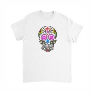 Mexican Embroidery Design - Day Of The Dead Skull Embroidery Pattern