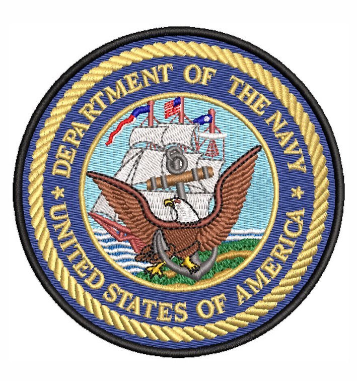 Custom Embroidered Patch — Design A after